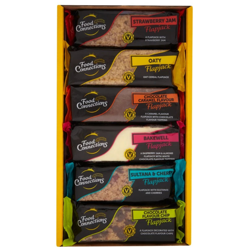 Food Connections Classic Mixed Flapjacks Delicious Flavours 100 Bars 30 Pack