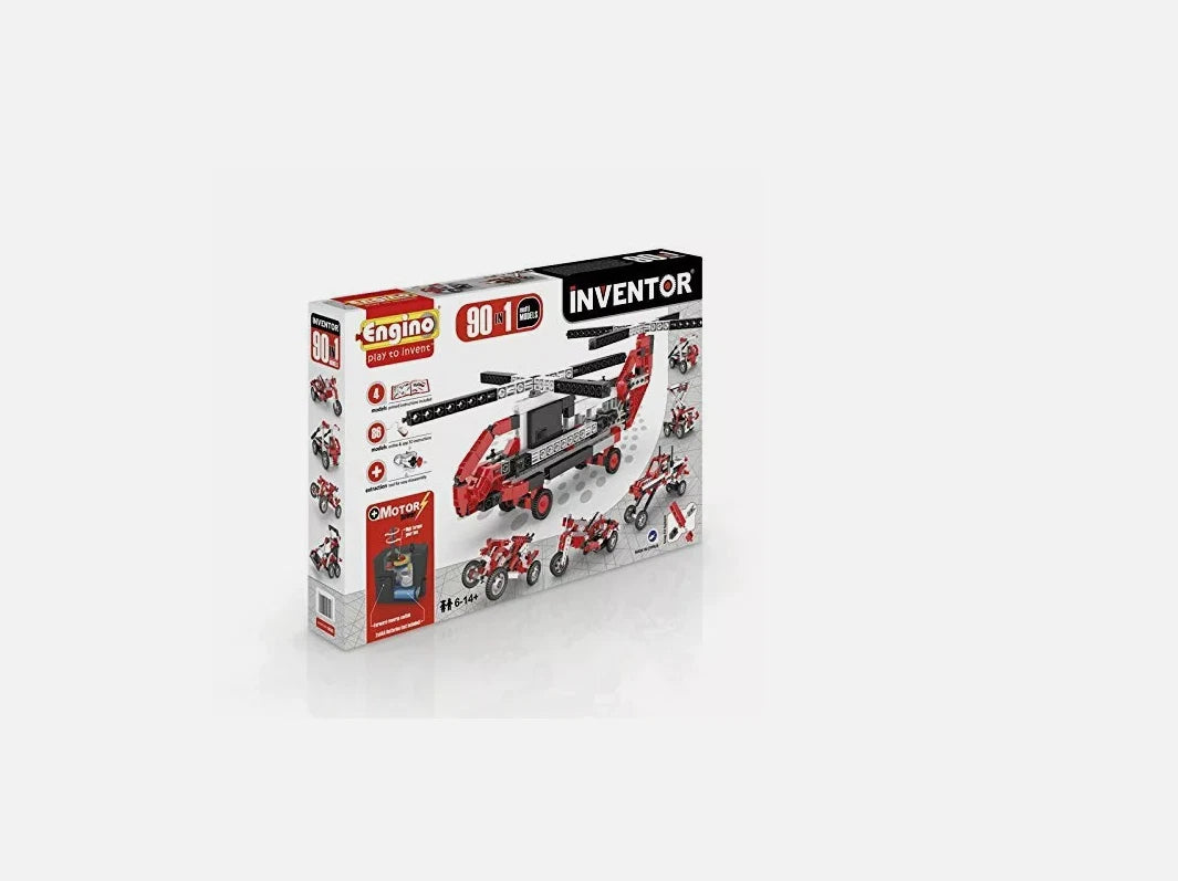 Engino - Inventor 90 In 1 Multi Models With Electrical Motor 9030