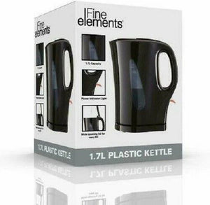 Fine Elements SDA1673 Plastic 1.7 L Kettle Black
