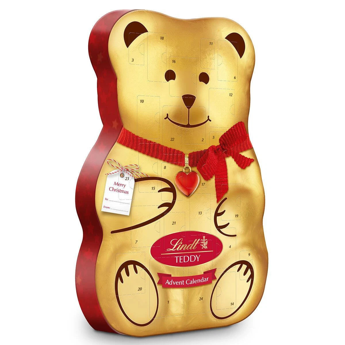 Teddy and Friends Premium 3D Christmas Advent Calendar 310g