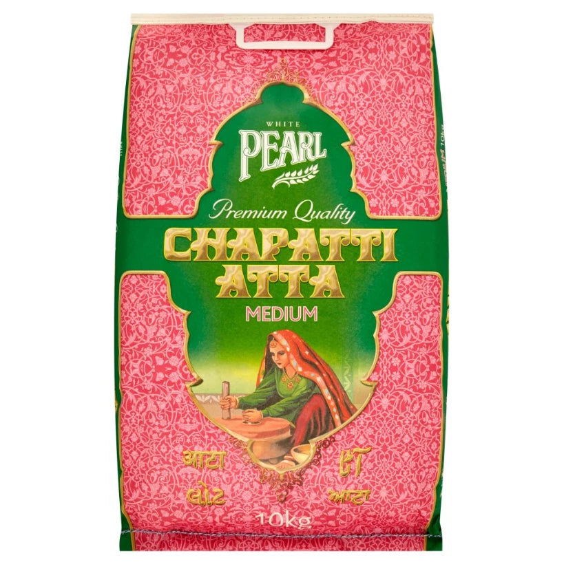 White Pearl Premium Quality Chapatti Atta Medium 10kg