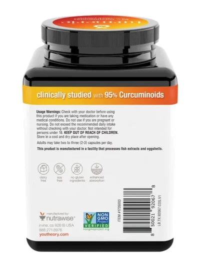 Youtheory Strong Turmeric Advanced, 210 Count