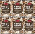 Bestin Whole Button Mushrooms in Salted Water, 290g, Pack of 6