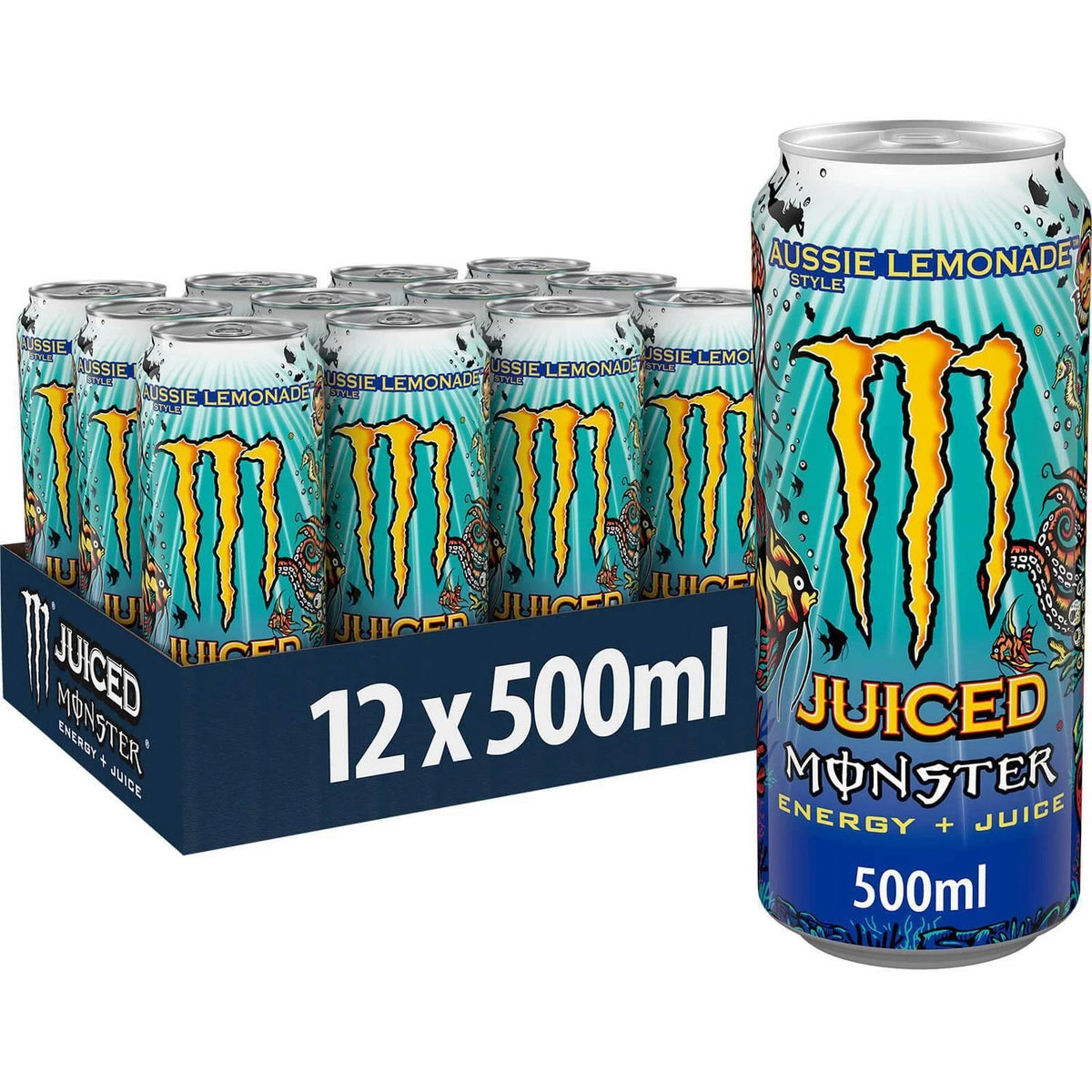 Monster Energy Aussie Style Lemonade 500ml Pack of 12