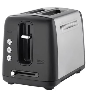 Beko TAM7201B Traditional 2 Slot Toaster In Black