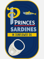 Princes Sardines In Sunflower Oil 120g Tin x 10 Pack Easy Open Tins