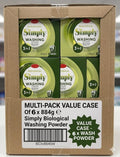 Bestin Simply Biological 3 in 1 Washing Powder, 884g, 13 Washes, Pack of 6