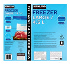 Kirkland Signature Freezer Large Bags 4.5L, 192 Count