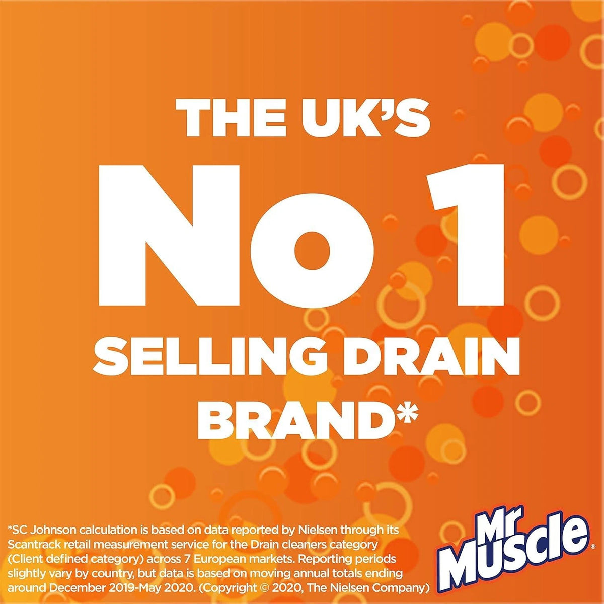 1 X MR MUSCLE POWER GEL DRAIN UNBLOCKER PIPE SINK PLUGHOLE KITCHEN BATHROOM 1L