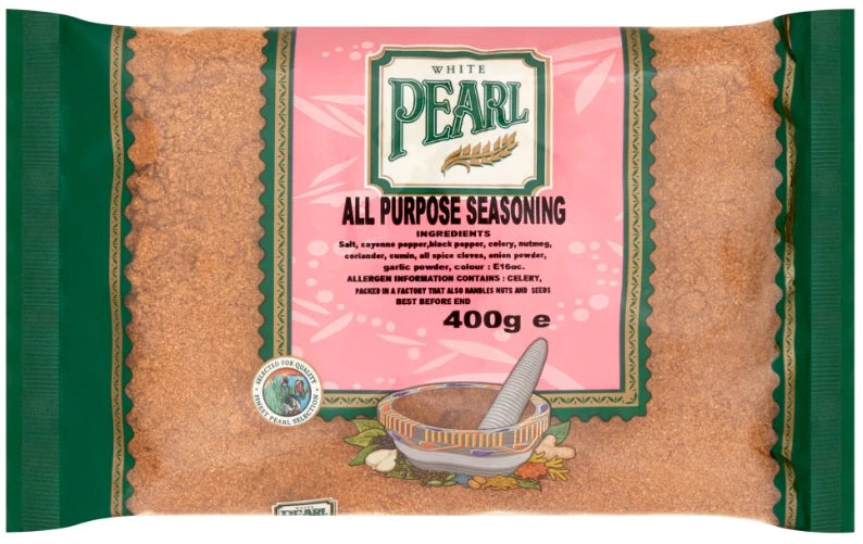 White Pearl Blended Ground Spices and Whole Seeds, Authentic Asian Flavours 400g