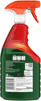 Mr Muscle Platinum Window & Glass Cleaner Spray, 750ml Pack of 6