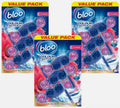 Bloo Power Active Flowers Toilet Rim Block Air Freshener Effect Pack 3 x 3 x 50g