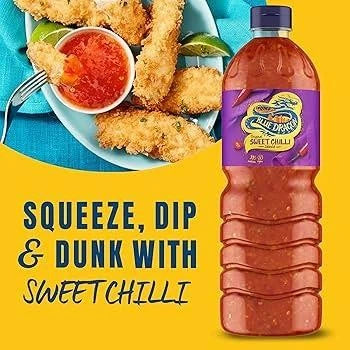 Blue Dragon Sweet Chilli Dipping Sauce Red Chillies Garlic Thai Rich Pack 2 x 1L