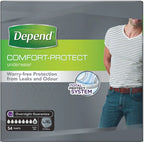 Depend Comfort Protect Incontinence Pants for Women & Men 54 / 60 Pack