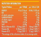 Rubicon Raw Energy Orange & Mango 500ml x 12