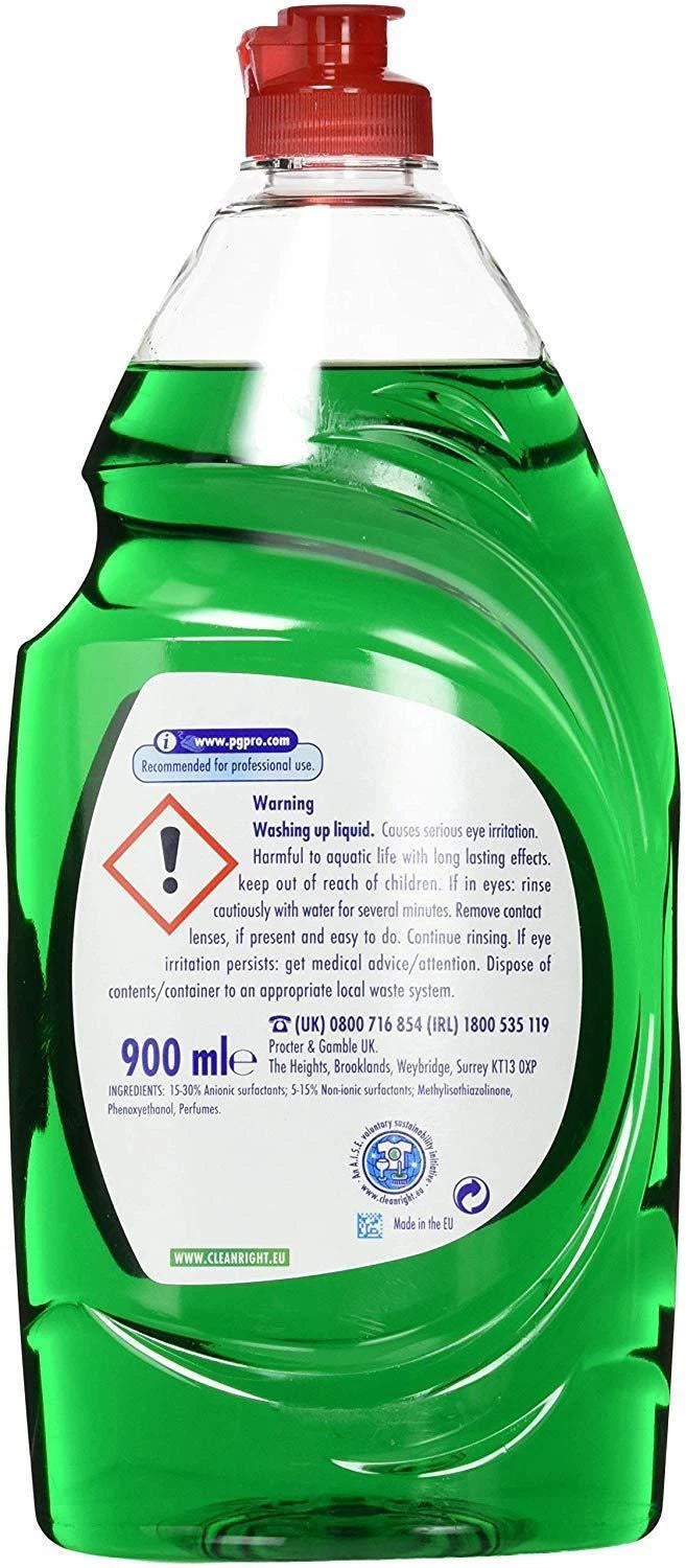 Fairy Washing Up Dishwashing Liquid Original Green 900 ml x 6