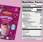 Prana Overnight Chia with Oats Berry Fairy Rich in Fiber & Protein, Vegan