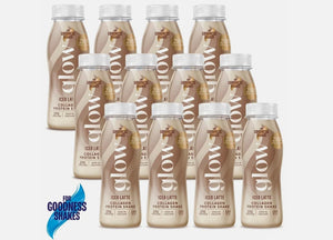 For Goodness Shakes Glow Collagen Iced Latte Protein Shake Drink Pack 12 x 250ml