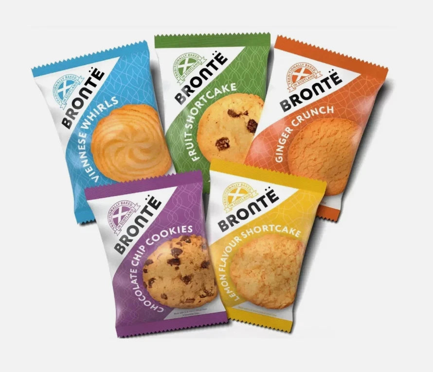 Bronte Biscuits 100 Mini Packs Variety Box 100x 30g Brontë 5 Variety Cookies