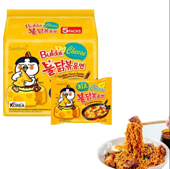 Buldak Hot Chicken Flavour Ramen 140g x 5