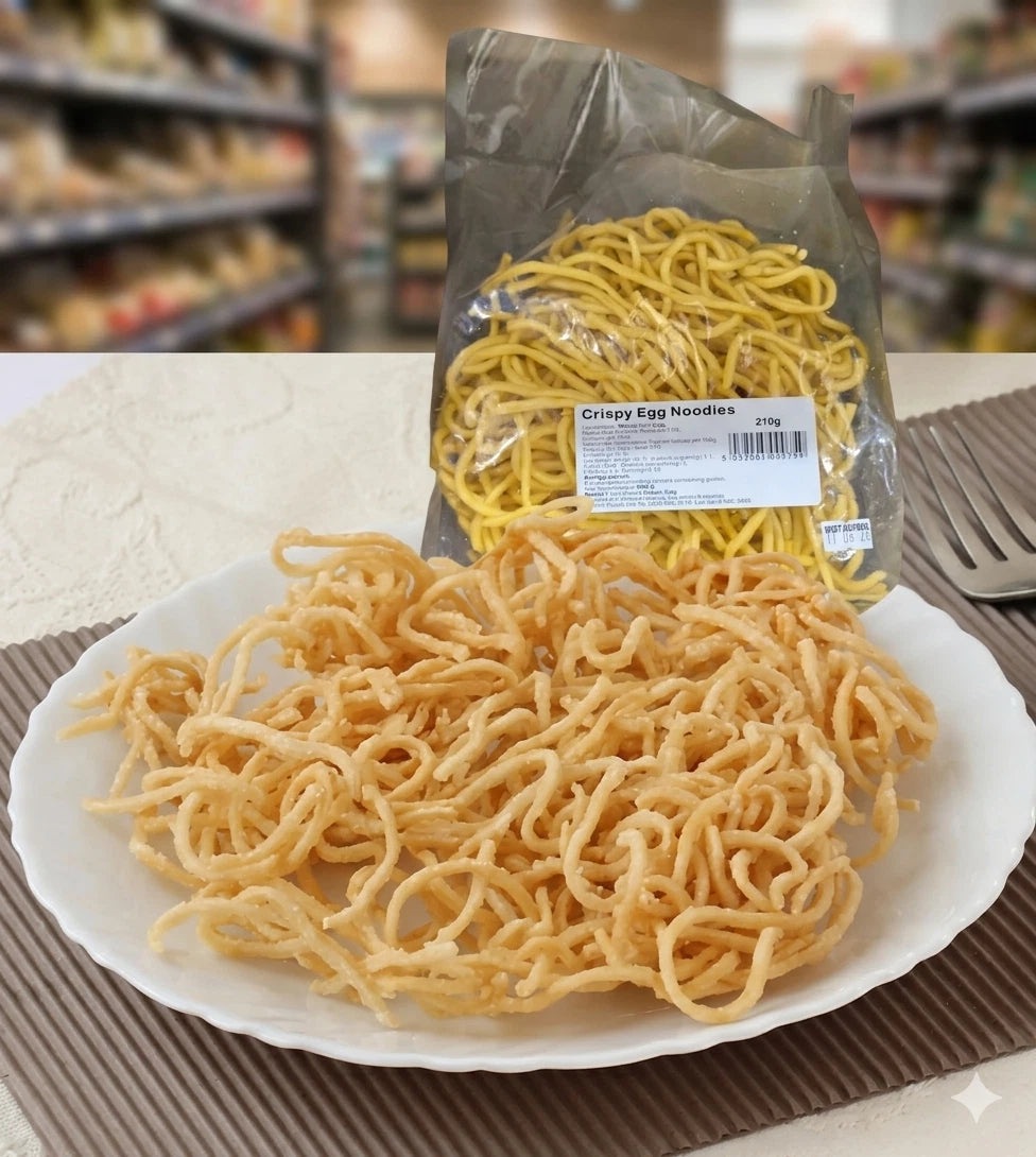 Crispy Egg Noodles, Chinese Style, with Wheat Flour and Egg, 210g