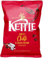 Kettle Potato Chips 12 Pack Box 80g per Pack Sea Salt & Black Pepper, Mature Ch
