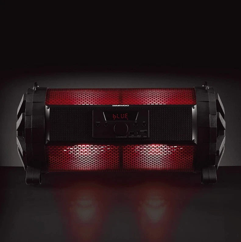 Daewoo AVS1353GE Rechargeable Speaker RGB LED Bluetooth LED Speaker 30w Black