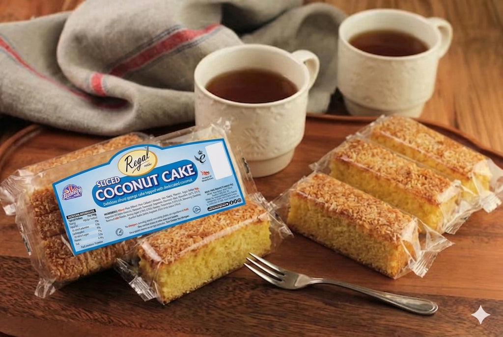 Regal Bakery 10 Sliced Coconut Cake (Pack of 2)