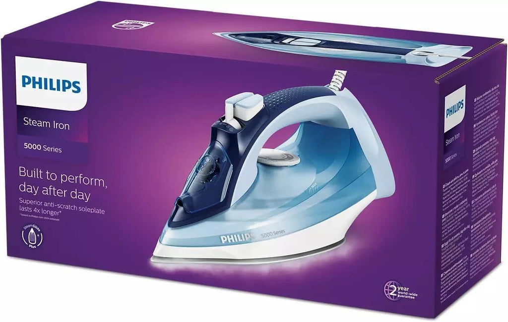 Philips DST5020/26 SteamGlide Plus 5000 Series Iron 2400W