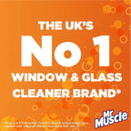 Mr Muscle Platinum Window & Glass Cleaner Spray, 750ml Pack of 6