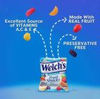 Welch's Mixed Fruit Snacks, Made With Real Fruit, Gluten Free 80 x 25g Pouches