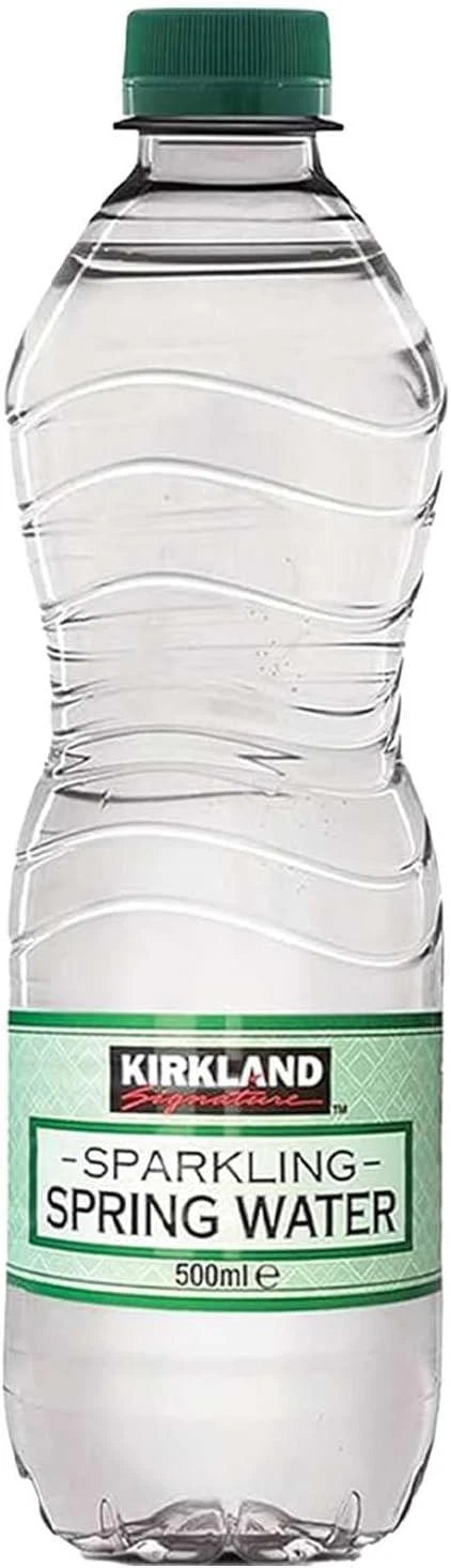 Kirkland Signature Sparkling Spring Water 500ml Bottle (Pack of 20)