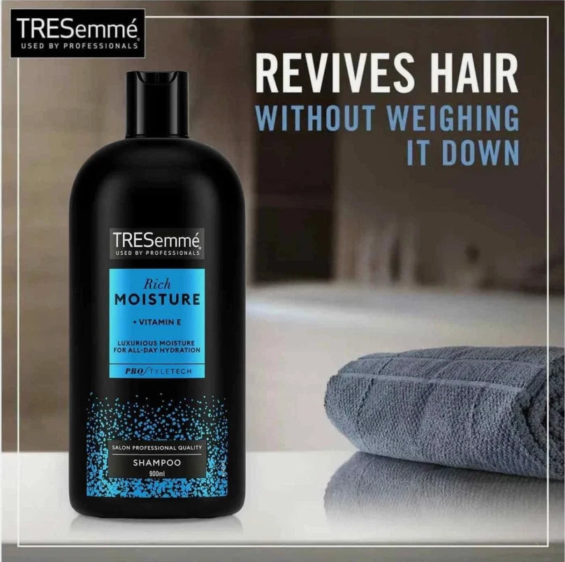 TRESemmé Hair Shampoo & Conditioner Moisture Rich Pack Set of 4 x 900ml