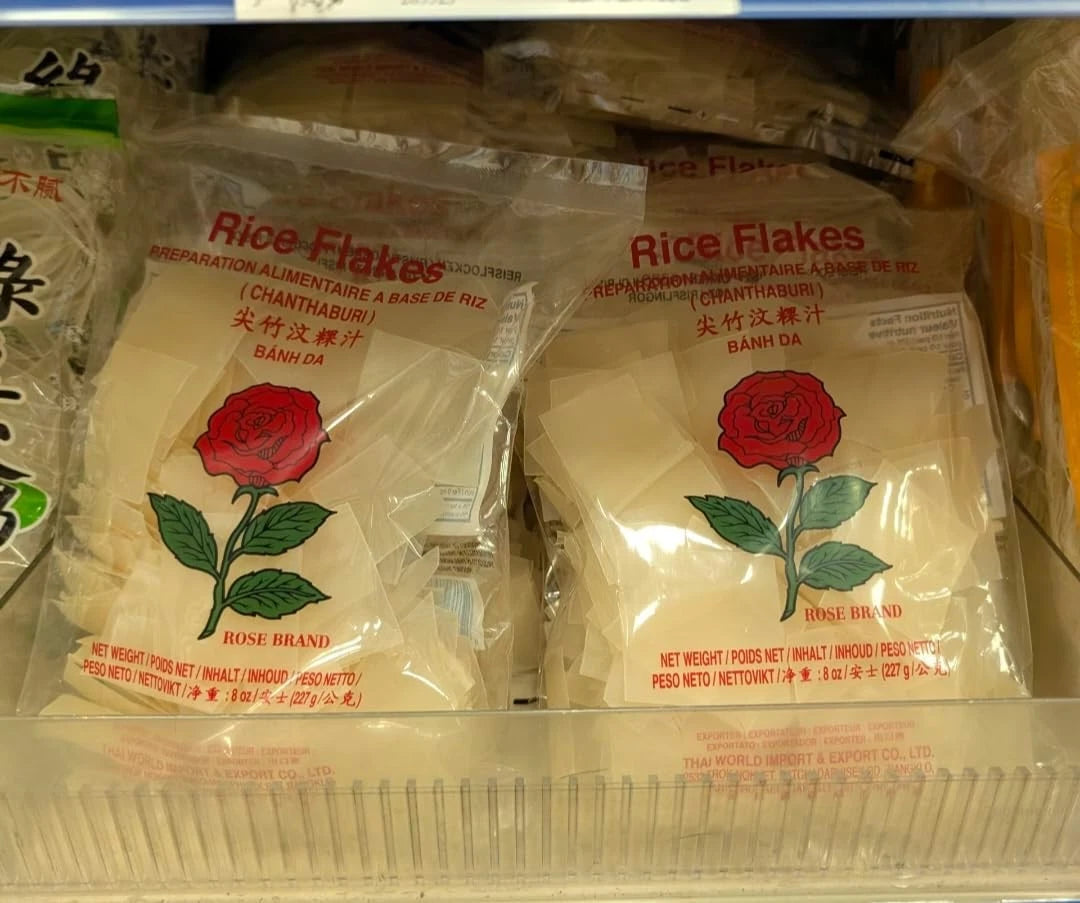 Rice Flakes Noodles Banh Da Chanthaburi 3 Pack 227g Easy to Cook