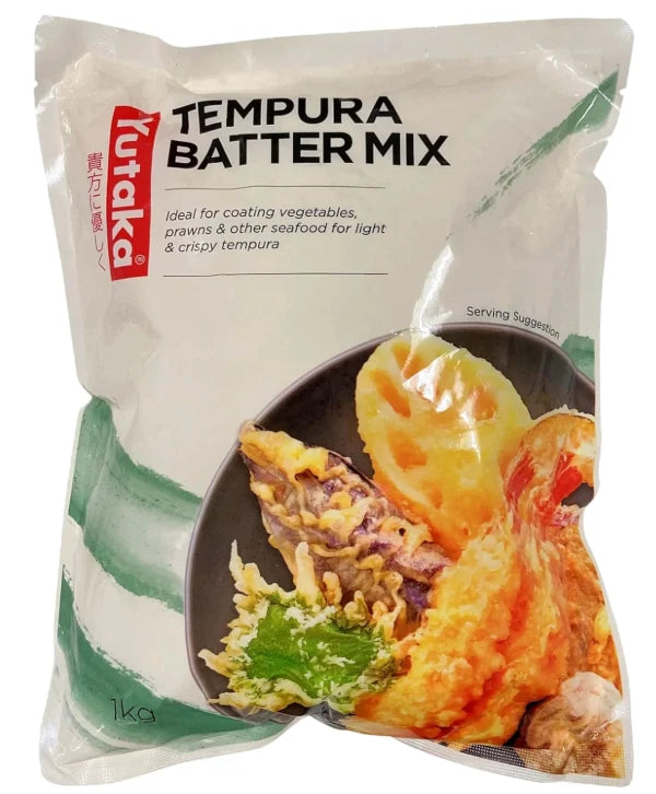 Yutaka Tempura Batter Mix 1kg Pack of 2 Perfect for Japanese Tempura Dishes