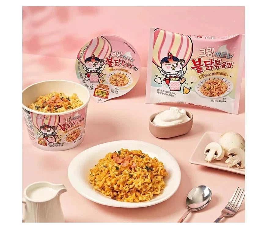 Samyang Buldak Carbonara Hot Chicken Flavor Ramen 5 x 140g