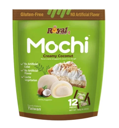 Royal Family Mochi Soft and Chewy Dessert with Creamy Filling 180g Each