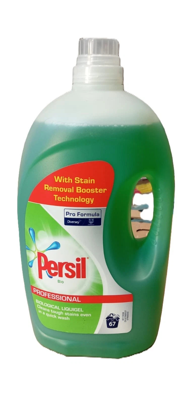 Persil Professional Biological Liquigel 5L- 67 Washes With Stain Removal Booster