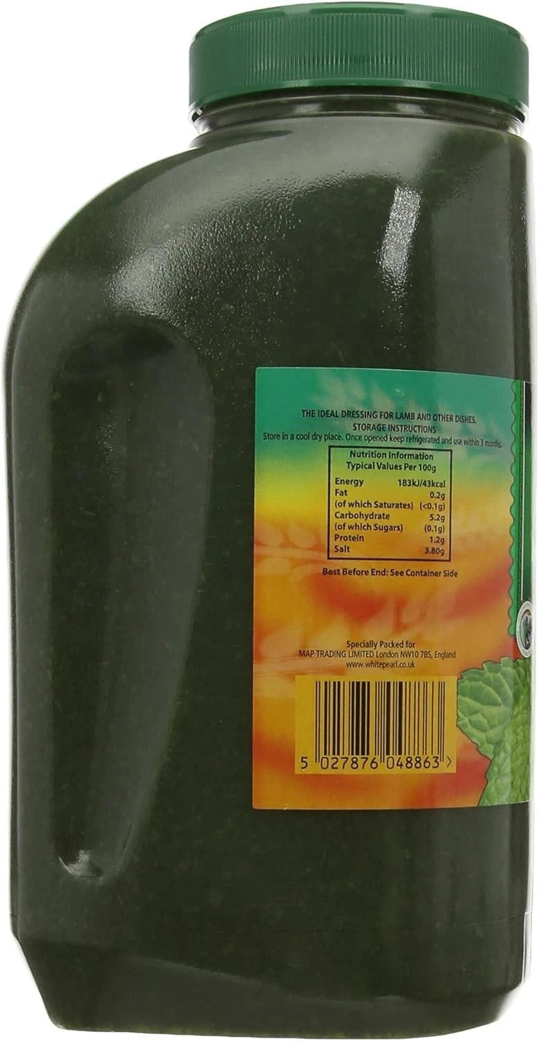 White Pearl Mint Sauce 2.27L Classic British Mint Sauce for Roasts & Gravies
