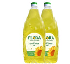 Flora Sunflower Oil Pure Natural Frying Cooking Roasting Dressing Salad Pack2x2L