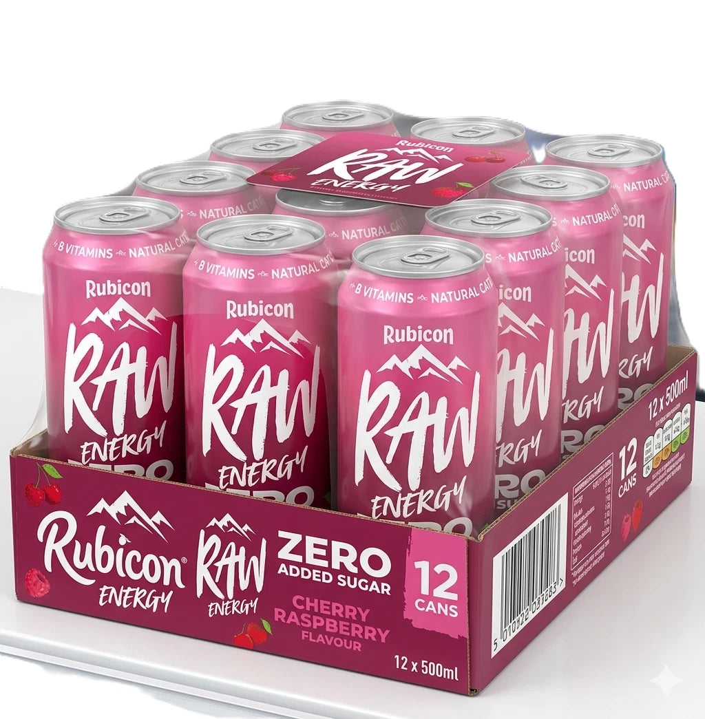 Rubicon Raw Cherry Raspberry Zero 500ml x 12