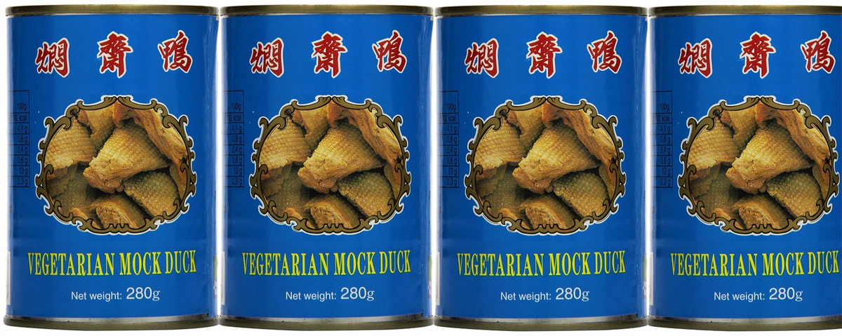Wu Chung Mock Duck Vegetarian Meat Free Substitute 280g Pack of 4