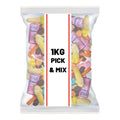 Pick N Mix Sweets, 1kg Bag, Assorted Jelly, Fizzy and Gummy Sweets