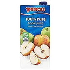 Princes Apple Juice From Concentrate 100% Pure Juice Carton Pack 12 x 1 Litre