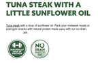 John West Tuna Steak with Sunflower Oil, No Drain, Set of 5 Cans x110g