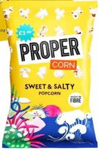 Proper Corn Popcorn Sweet & Salty Mixed Case, 60g × 15