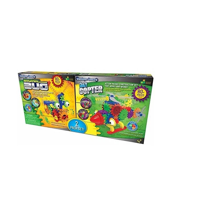 The Learning Journey Techno Gears Bionic Bug & Crazy Copter Set for Ages 6+