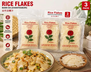 Rice Flakes Noodles Banh Da Chanthaburi 3 Pack 227g Easy to Cook