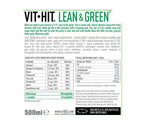 VIT HIT Lean & Green, Apple & Elderflower flavour 12 x 500ml Water +Juice + Tea