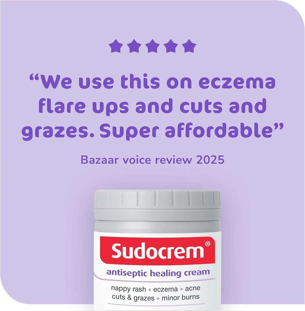 Sudocrem Antiseptic Healing Cream - 400g - Nappy Rash, Eczema, Surface Wound